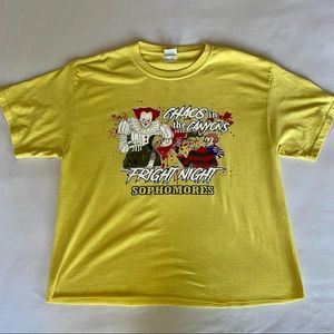 rando chaos in the canyons fright night tee / size large